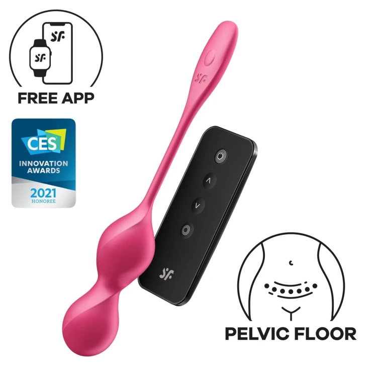 Satisfyer Love Birds 2 – wibrujące kulki gejszy z aplikacją i pilotem