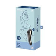 Satisfyer Dual Kiss Black – masażer łechtaczki z wibratorem punktu G