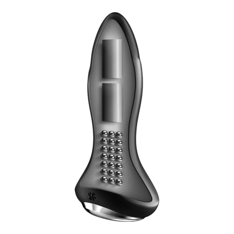 Satisfyer Rotation Plug 1 – wibrujący i rotacyjny korek z aplikacją