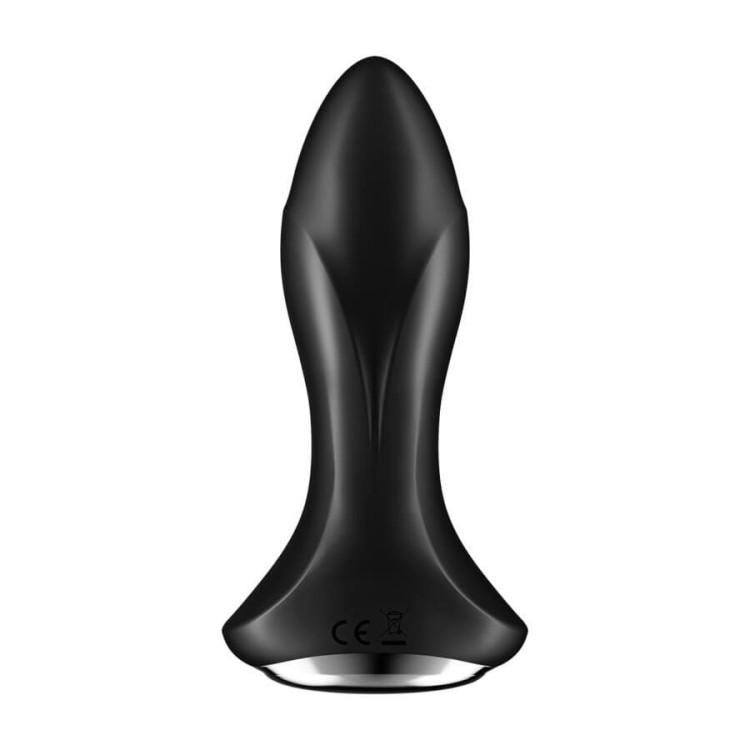 Satisfyer Rotation Plug 1 – wibrujący i rotacyjny korek z aplikacją