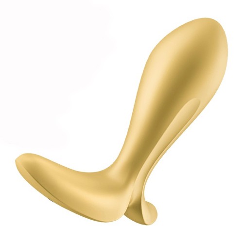 Satisfyer Intensity Plug Gold – wibrujący korek analny z aplikacją