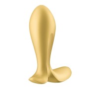 Satisfyer Intensity Plug Gold – wibrujący korek analny z aplikacją