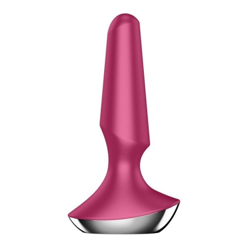 Satisfyer Plug-ilicious 2 Berry – wibrujący korek analny z aplikacją