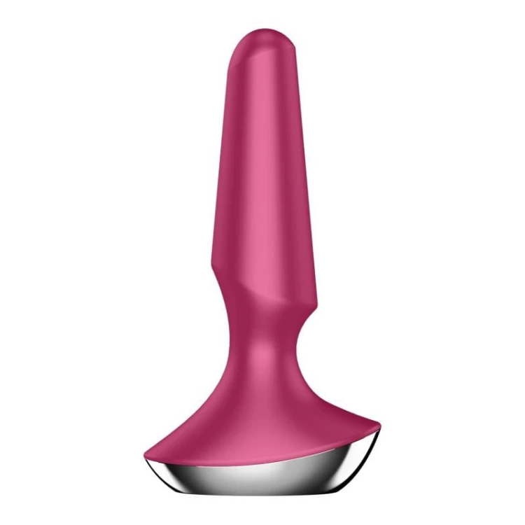 Satisfyer Plug-ilicious 2 Berry – wibrujący korek analny z aplikacją