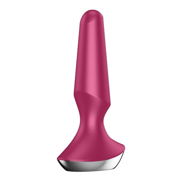 Satisfyer Plug-ilicious 2 Berry – wibrujący korek analny z aplikacją