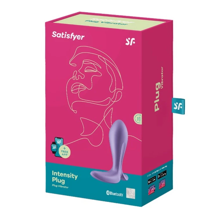 Satisfyer Intensity Plug Purple – Wibrujący korek analny sterowany aplikacją
