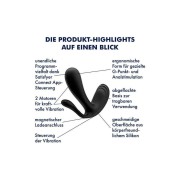Satisfyer Top Secret+ Wibrator Podwójny – Masażer Punktu G i Odbytu Sterowany Aplikacją