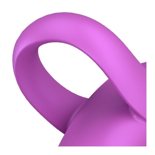 Satisfyer Bold Lover Dark Pink – Uniwersalny Wibrator na Palec (Ciemny Róż)