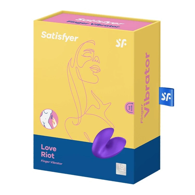 Satisfyer Love Riot Purple – Masażer łechtaczki na Palec