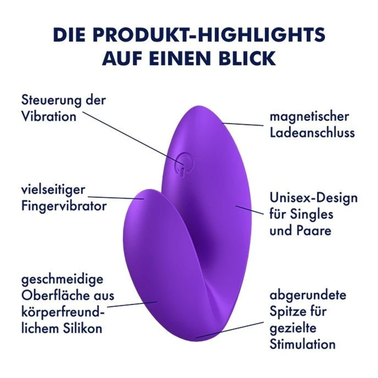 Satisfyer Love Riot Purple – Masażer łechtaczki na Palec