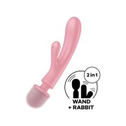 Satisfyer Triple Lover Pink – Wibrator Króliczek z 3 Silnikami do Stymulacji Punktu G