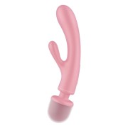 Satisfyer Triple Lover Pink – Wibrator Króliczek z 3 Silnikami do Stymulacji Punktu G