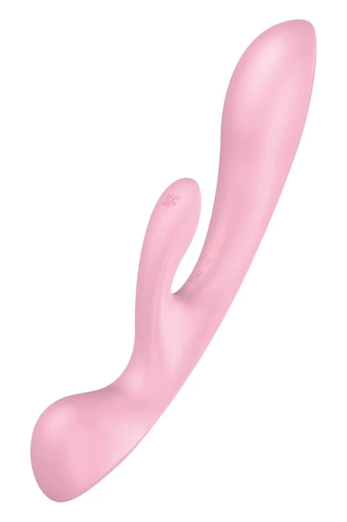 Satisfyer Triple Oh Pink – Wibrator Króliczek z 3 Silnikami i Masażerem