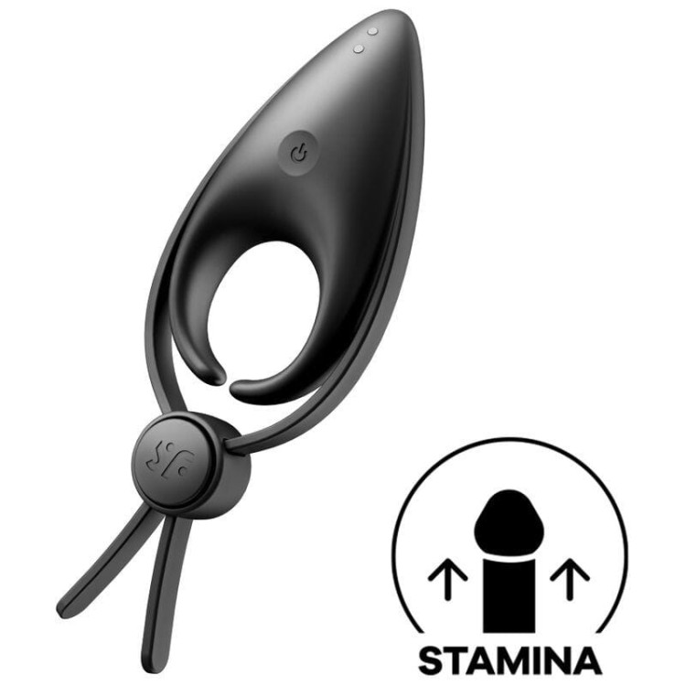 Satisfyer Sniper Black – Regulowany Pierścień Erekcyjny z podwójną mocą