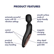Satisfyer Wand-erland Black – Masażer do ciała Różdżka XXL