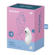 Satisfyer Vulva Lover 2 White – Stymulator Łechtaczki Air Pulse z Wibracjami