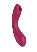 Satisfyer Curvy Trinity 1 Red – Wibrator 3w1 z Falami Ciśnienia