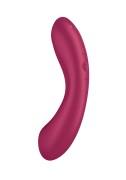 Satisfyer Curvy Trinity 1 Red – Wibrator 3w1 z Falami Ciśnienia