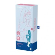 Satisfyer Embrace Me Turquoise – Wibrator Króliczek | Stymulacja Punktu G i Łechtaczki od Góry