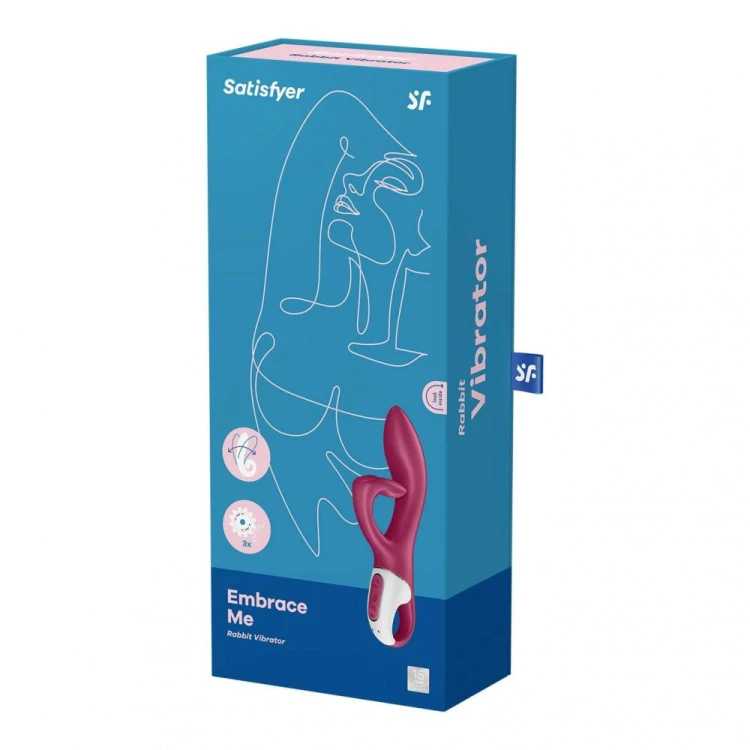 Satisfyer Embrace Me Berry – Wibrator Króliczek | Stymulacja Punktu G i Łechtaczki od Góry