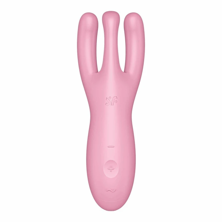 Satisfyer Threesome 4 Pink – Wibrator z 3 Ramionami | Stymulacja Łechtaczki i Warg Sromowych