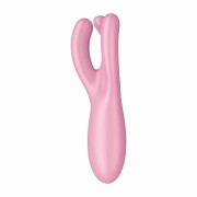 Satisfyer Threesome 4 Pink – Wibrator z 3 Ramionami | Stymulacja Łechtaczki i Warg Sromowych