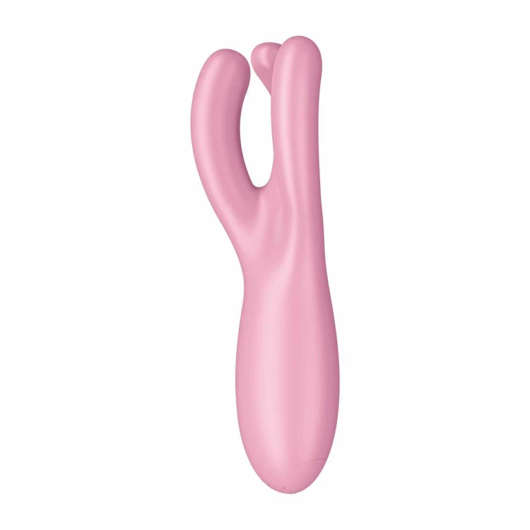 Satisfyer Threesome 4 Pink – Wibrator z 3 Ramionami | Stymulacja Łechtaczki i Warg Sromowych