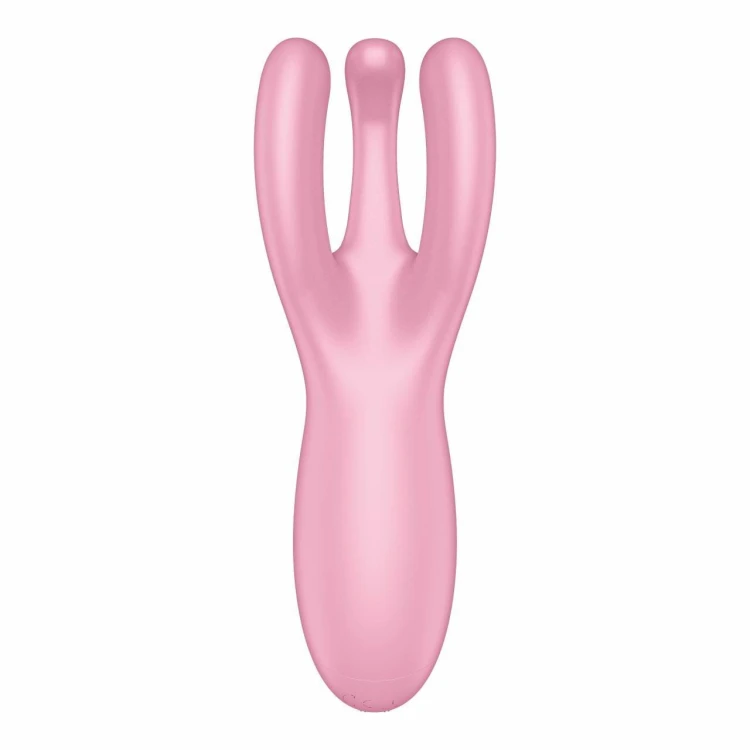 Satisfyer Threesome 4 Pink – Wibrator z 3 Ramionami | Stymulacja Łechtaczki i Warg Sromowych