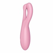 Satisfyer Threesome 4 Pink – Wibrator z 3 Ramionami | Stymulacja Łechtaczki i Warg Sromowych