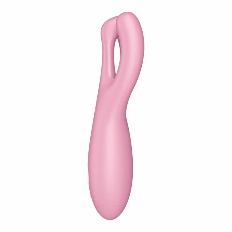 Satisfyer Threesome 4 Pink – Wibrator z 3 Ramionami | Stymulacja Łechtaczki i Warg Sromowych