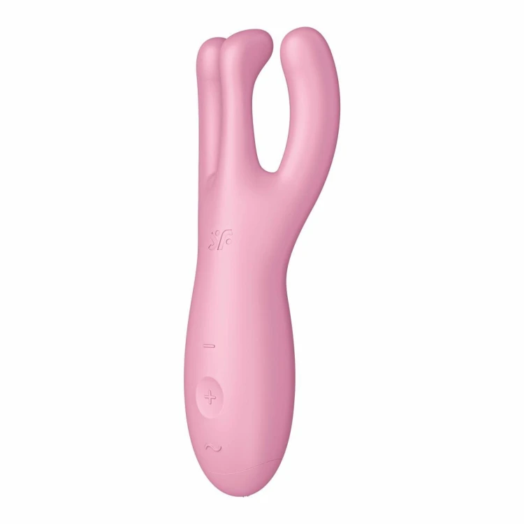 Satisfyer Threesome 4 Pink – Wibrator z 3 Ramionami | Stymulacja Łechtaczki i Warg Sromowych