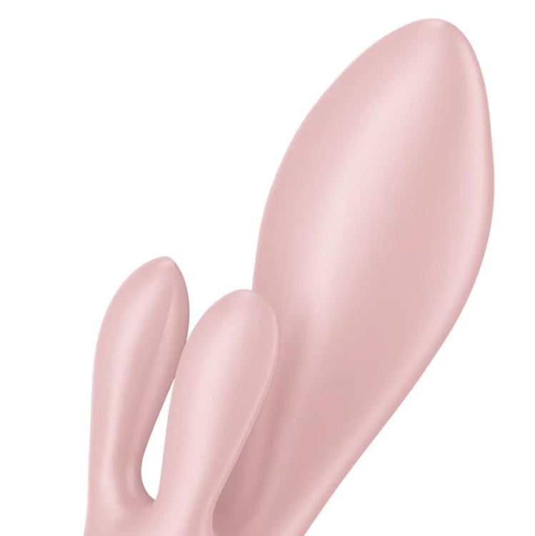 Satisfyer Air Pump Bunny 3 Rose - Nadmuchiwany wibrator króliczek
