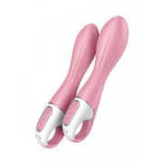 Satisfyer Air Pump Vibrator 2 Light Red - Nadmuchiwany wibrator uniwersalny