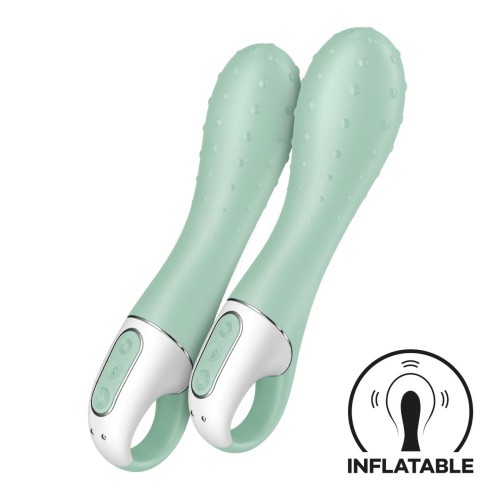 Satisfyer Air Pump Vibrator 3 Mint - Nadmuchiwany wibrator punktu G