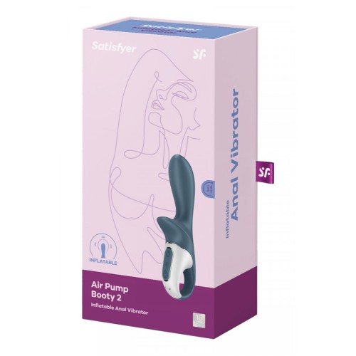 Satisfyer Air Pump Booty 2  - Nadmuchiwany wibrator analny