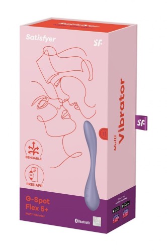 Satisfyer G-Spot Flex 5 Lilia - Wibrator punktu G sterowany aplikacją