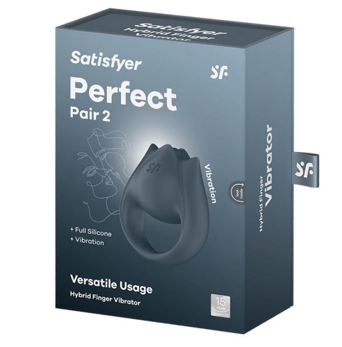 Satisfyer Perfect Pair 2 - Wibrator pierścieniowy 2 w 1