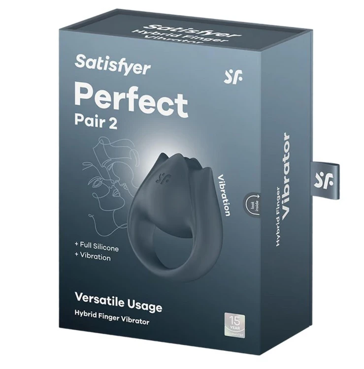 Satisfyer Perfect Pair 2 - Wibrator pierścieniowy 2 w 1