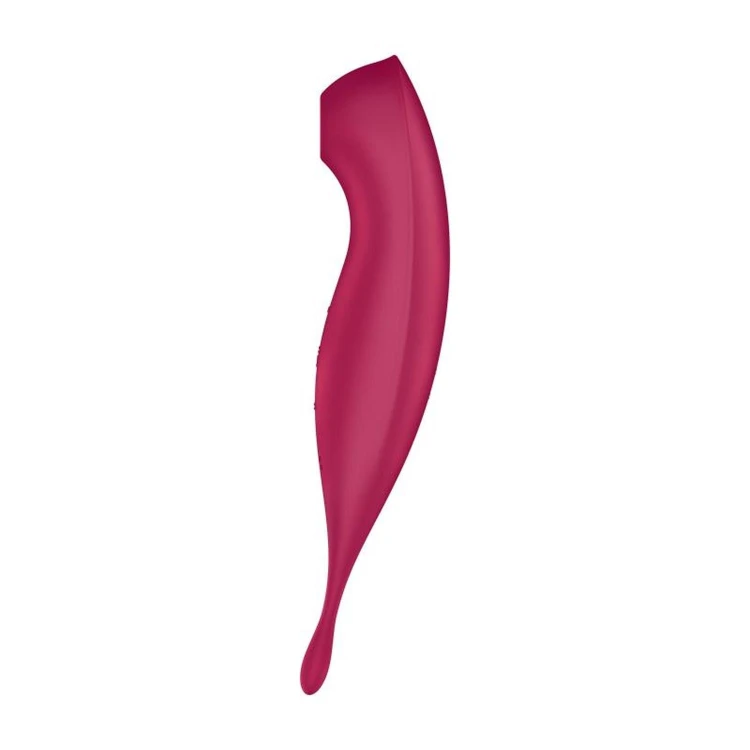 Satisfyer Twirling Pro Red – masażer łechtaczki z aplikacją