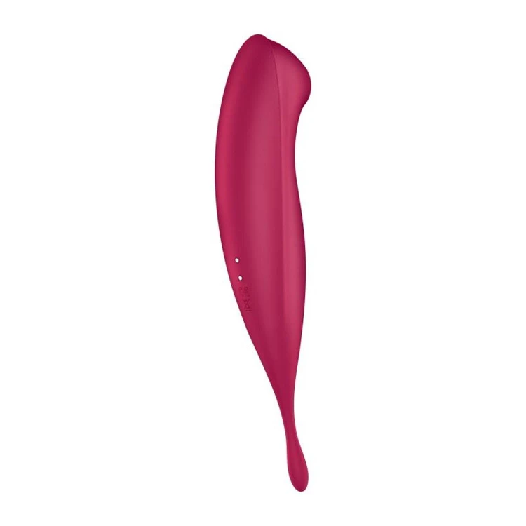 Satisfyer Twirling Pro Red – masażer łechtaczki z aplikacją
