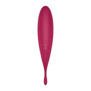 Satisfyer Twirling Pro Red – masażer łechtaczki z aplikacją