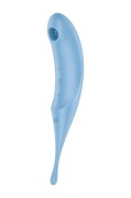 Masażer łechtaczki Satisfyer Twirling Pro Blue – Fale Ciśnienia i Wibracje