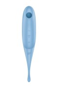 Masażer łechtaczki Satisfyer Twirling Pro Blue – Fale Ciśnienia i Wibracje
