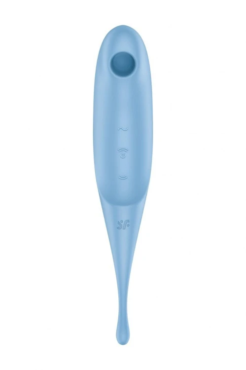 Masażer łechtaczki Satisfyer Twirling Pro Blue – Fale Ciśnienia i Wibracje