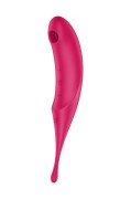 Masażer łechtaczki Satisfyer Twirling Pro Red – Fale Ciśnienia i Wibracje