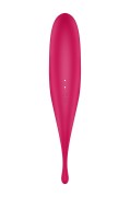 Masażer łechtaczki Satisfyer Twirling Pro Red – Fale Ciśnienia i Wibracje