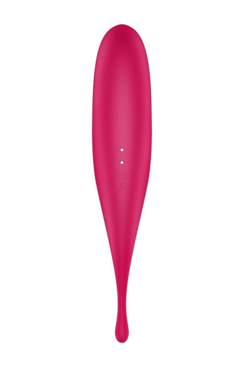 Masażer łechtaczki Satisfyer Twirling Pro Red – Fale Ciśnienia i Wibracje