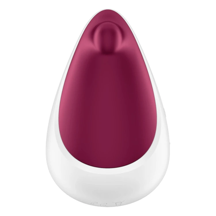Satisfyer Spot On 3 Berry - Wibrator Nakładany do Stymulacji Łechtaczki z Ruchomą Końcówką
