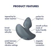 Satisfyer Booty Absolute Beginners 1 - Wibrujący Korek Analny dla Początkujących