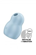 Satisfyer Pro To Go 1 Blue - Masażer Łechtaczki z Falami Ciśnienia i Wibracjami